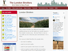 Tablet Screenshot of londonstrollers.org.uk